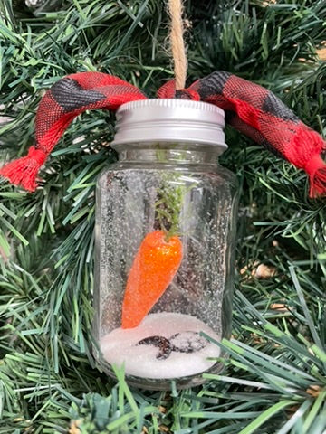 Mini Mason Jar with Lid Ornament