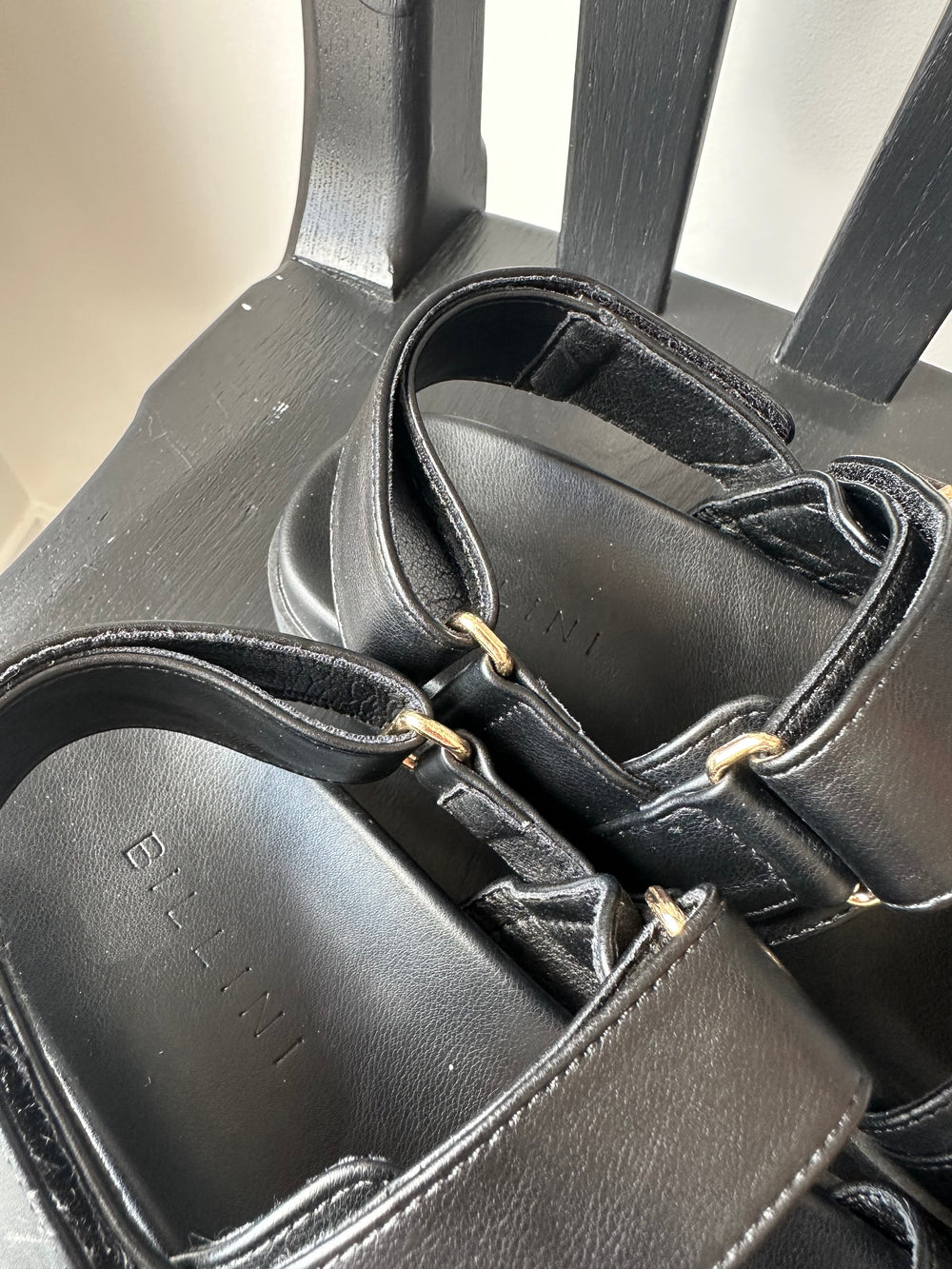 Alvina Black Sling Sandal