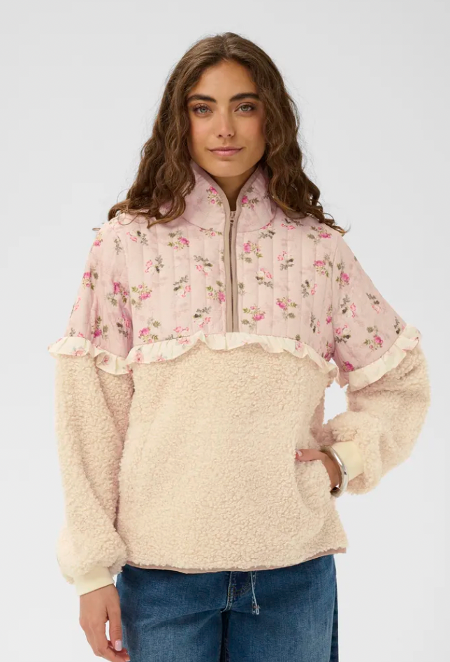 Aiko Floral Teddy Pullover | Culture