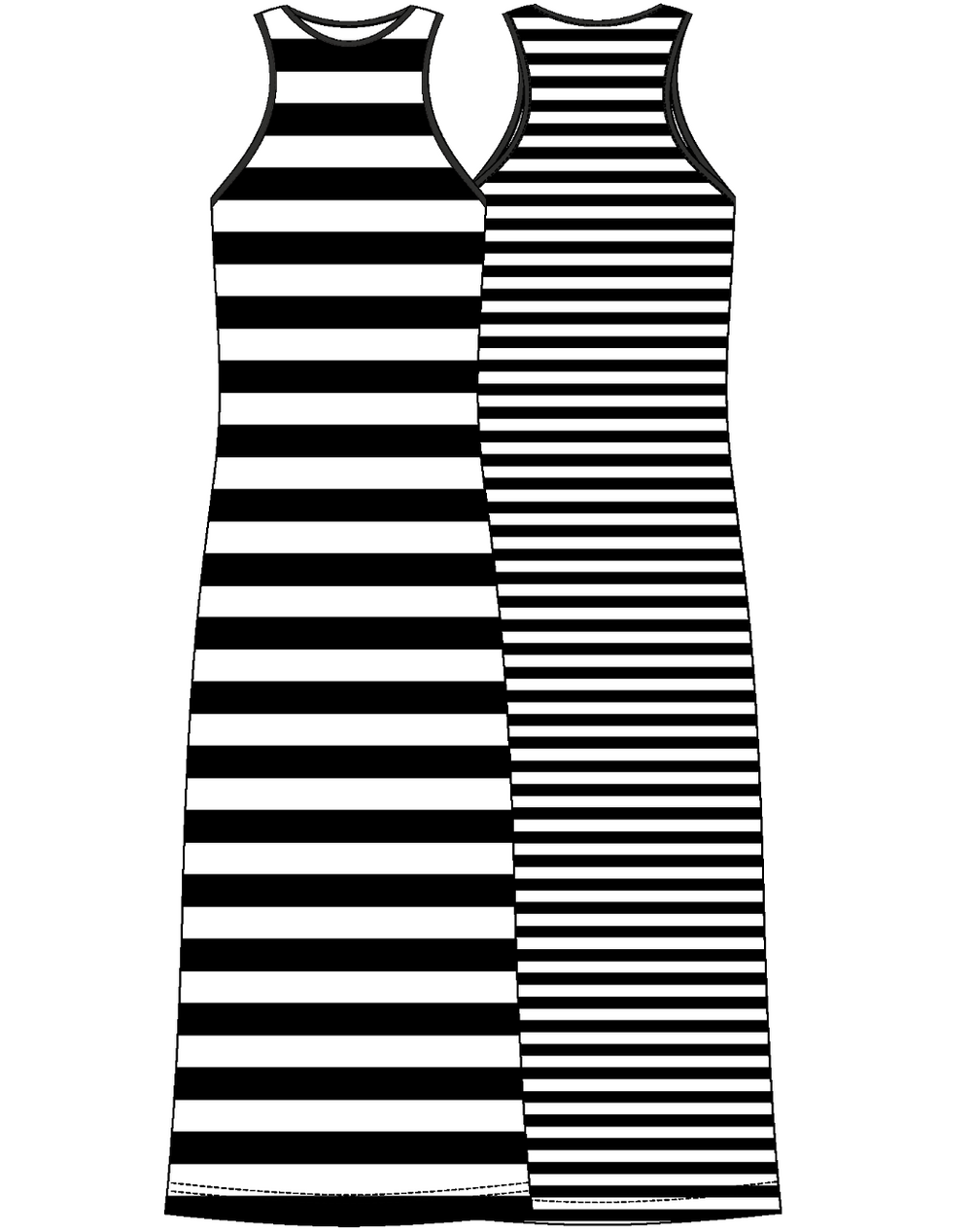 Black Sleeveless Dress by Tribal