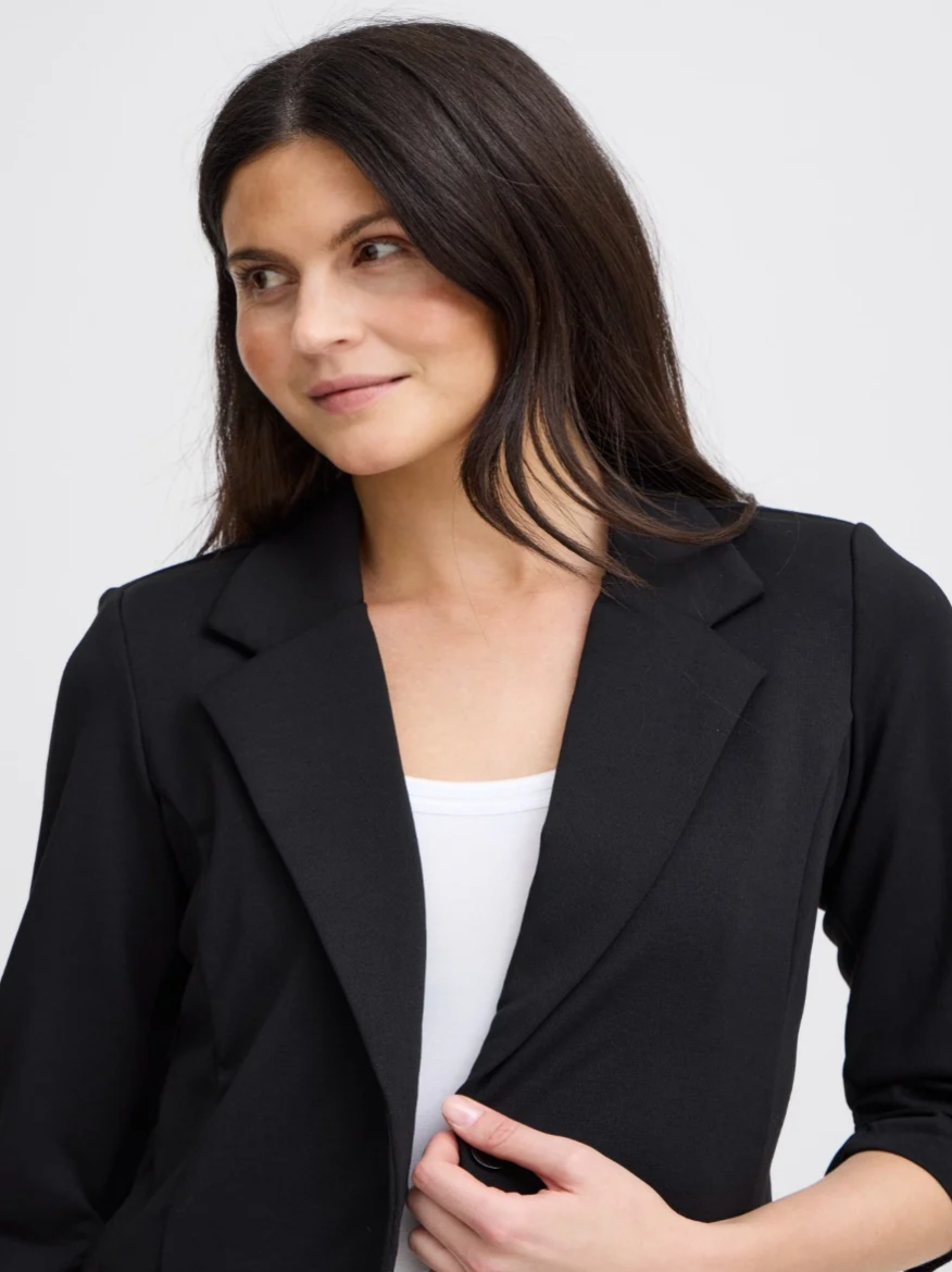 Ruched Sleeve Blazer | Fransa