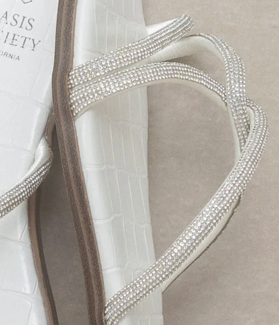Bonnie Rhinestone Flat