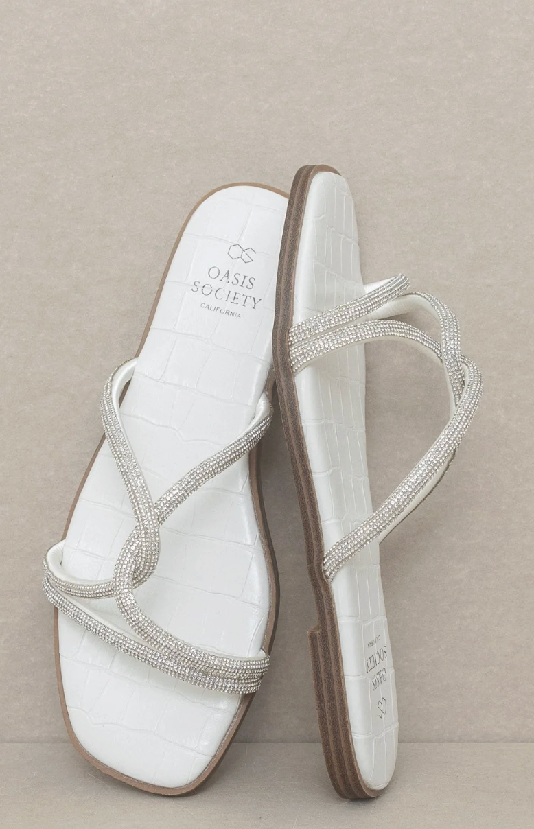 Bonnie Rhinestone Flat