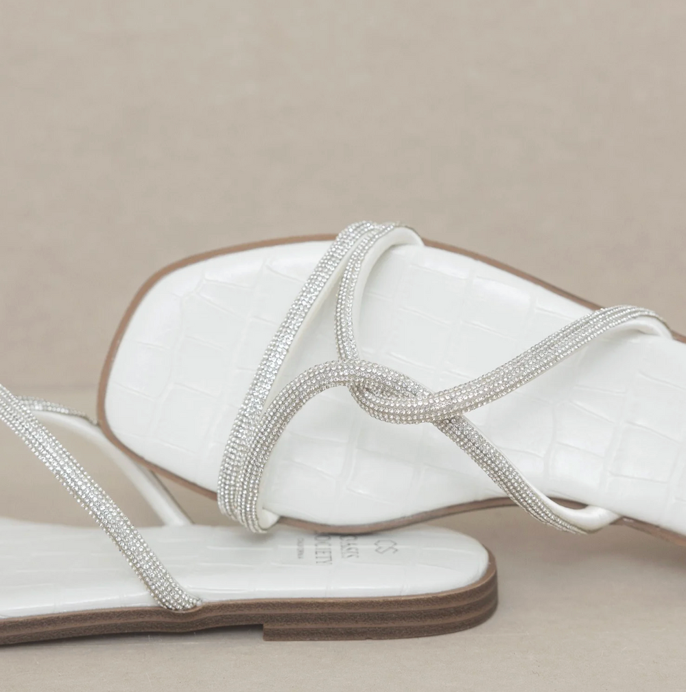 Bonnie Rhinestone Flat