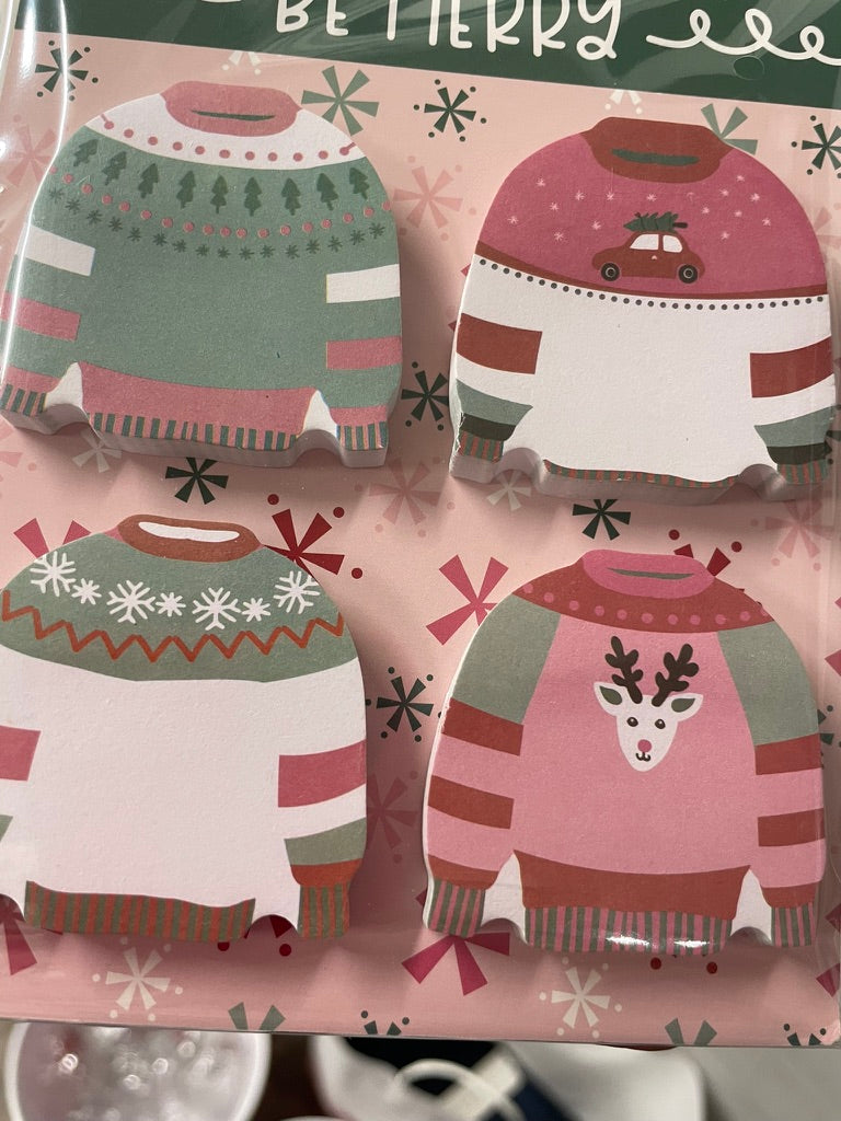 Be Merry Sweaters Set - Sticky Notes