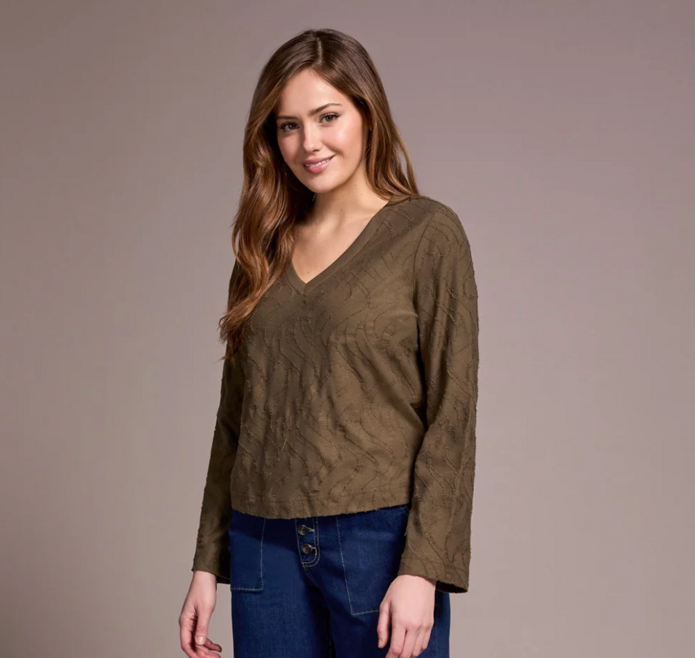 Ivy Long Sleeve V-Neck Top