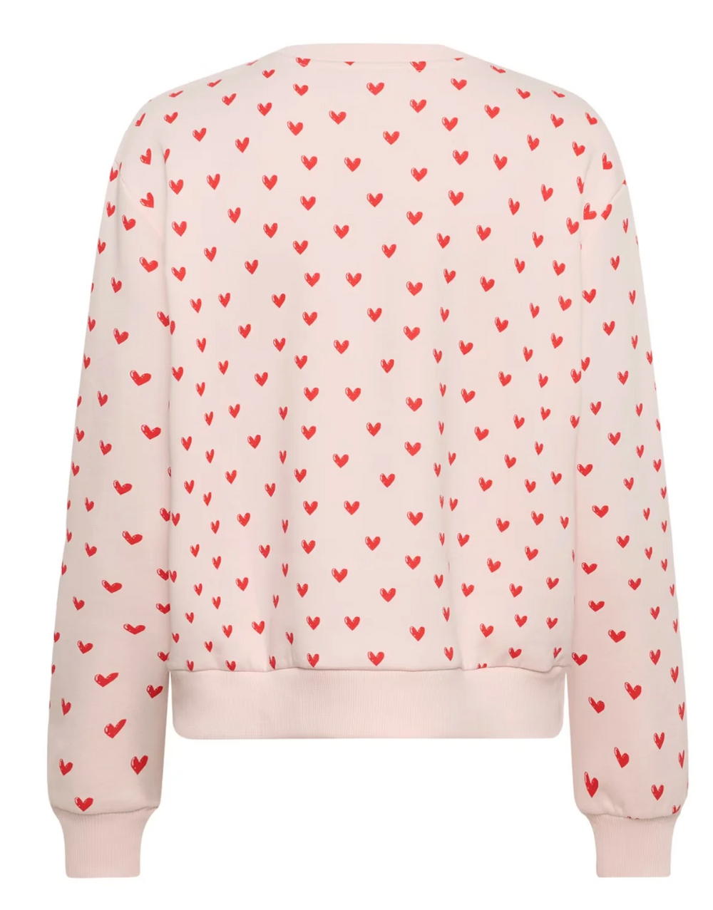 Pamma Pink Heart Sweatshirt | Saint Tropez