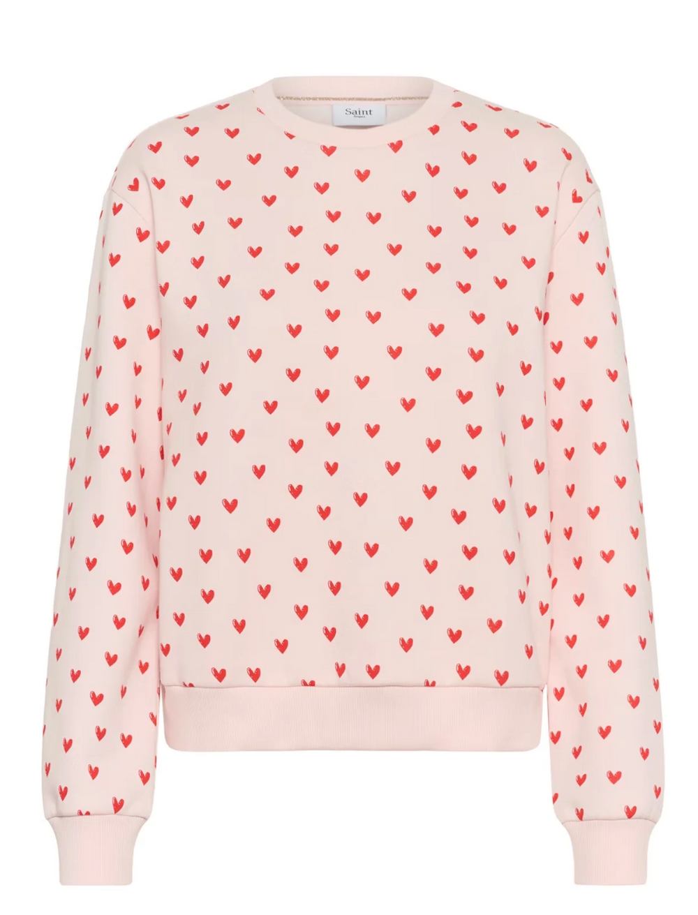 Pamma Pink Heart Sweatshirt | Saint Tropez