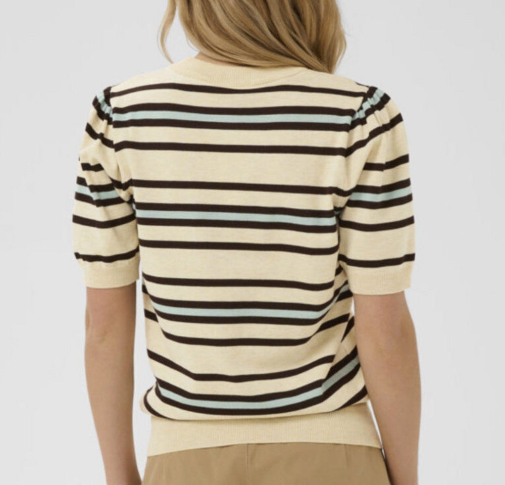 Pila Short Sleeve Stripe Pullover