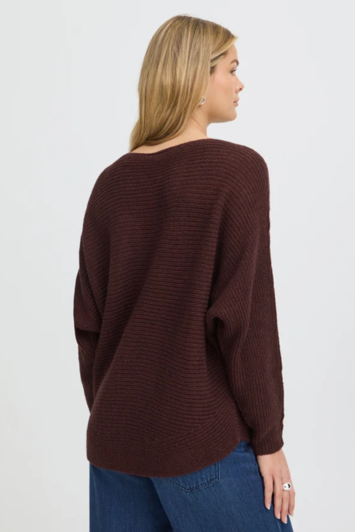 Retta Oversized Knit Pullover | Fransa