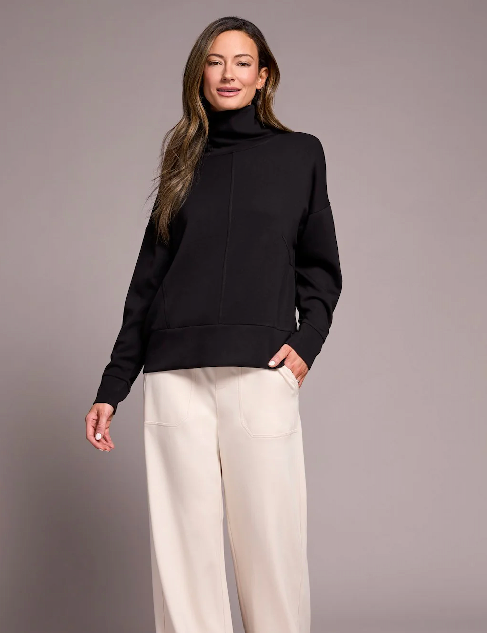 Pull On Pants with Pockets, Grey or Black, by Tribal