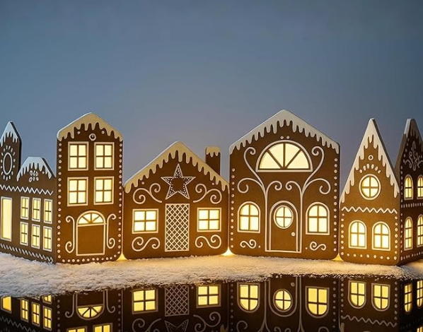 Folding Gingerbread House