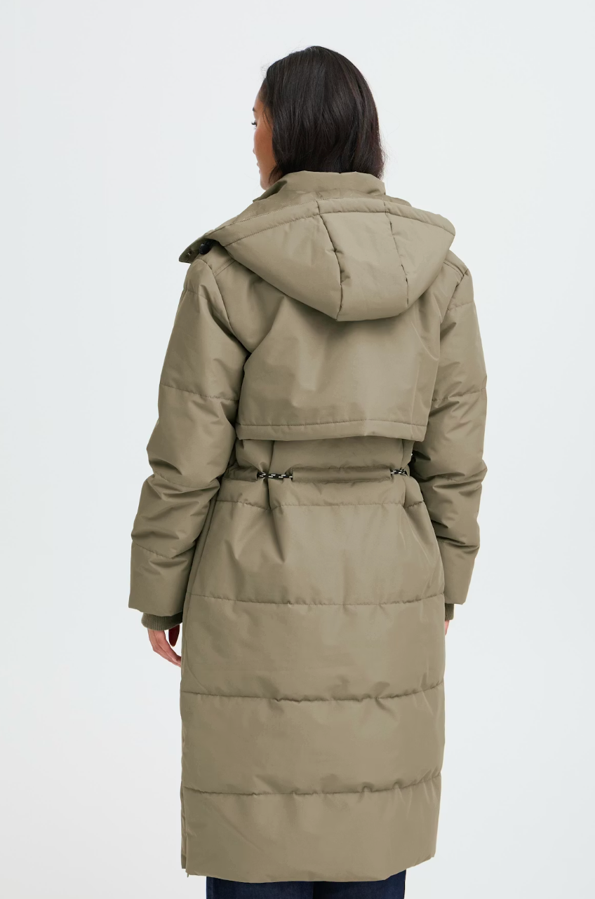 Maise Dusty Olive Winter Coat