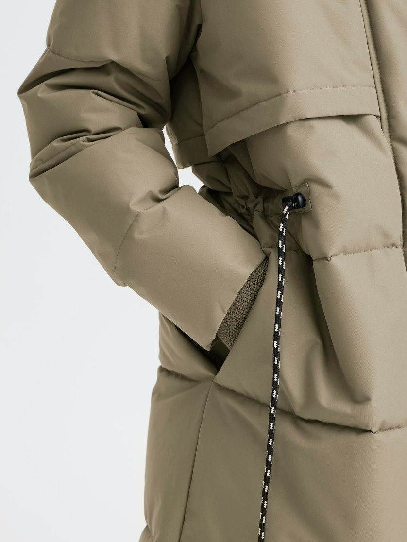 Maise Dusty Olive Winter Coat