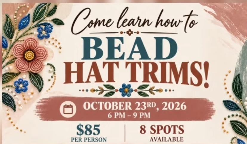 Learn to Bead Hat Trims