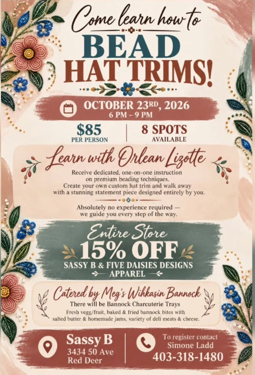 Learn to Bead Hat Trims