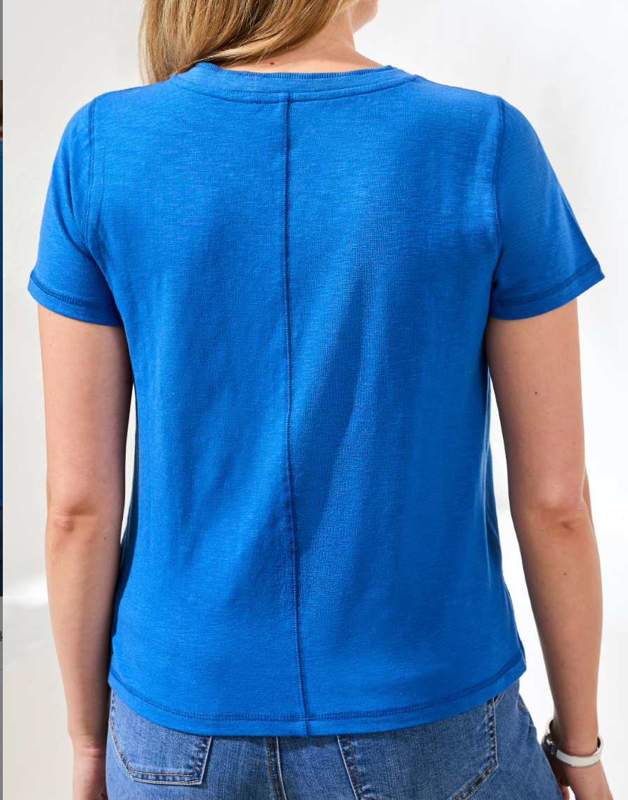 Short Sleeve V Neck Top | Tribal