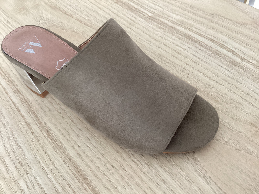 Two-Tone Mule Sandal by Vanessa Wu
