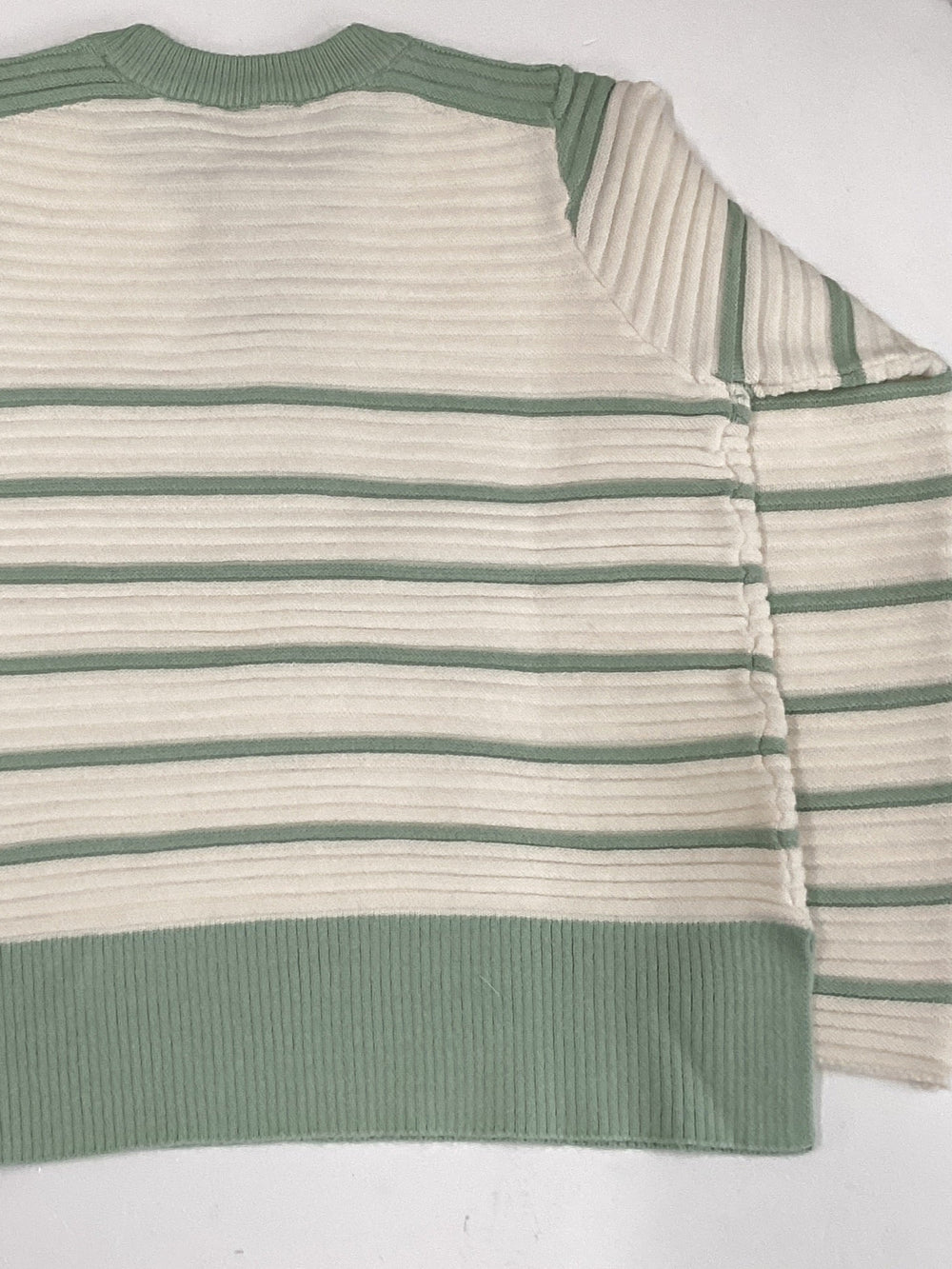 Bitte Cream and Mint Stripe Sweater