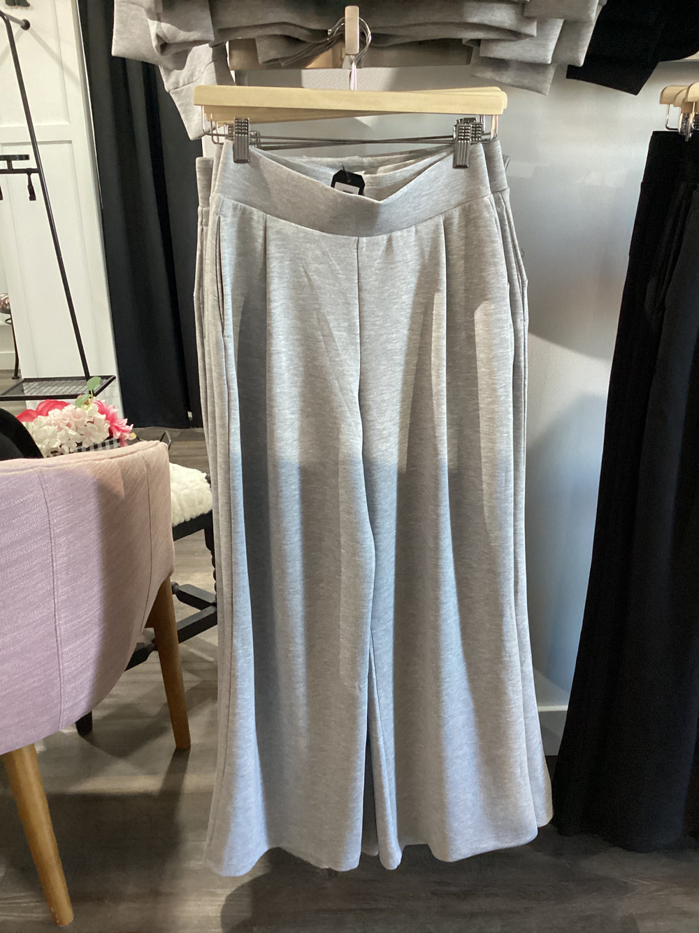 Pull On Pants with Pockets, Grey or Black, by Tribal