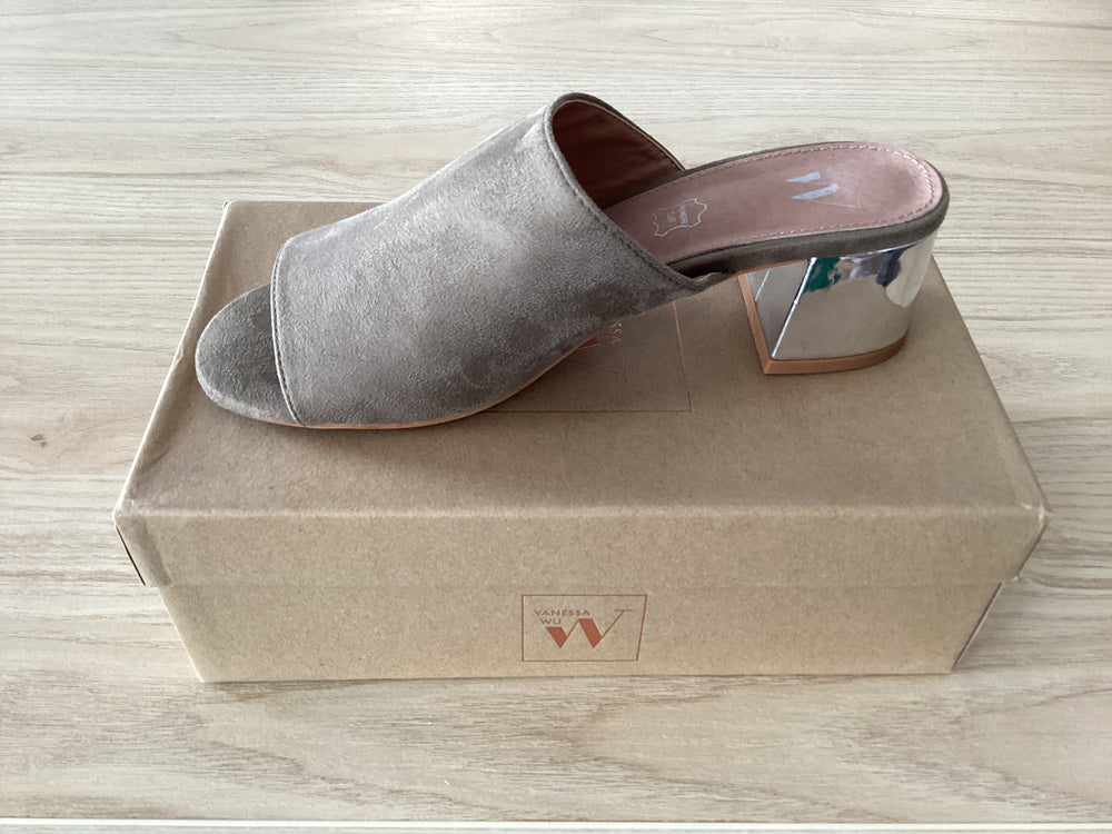 Two-Tone Mule Sandal by Vanessa Wu