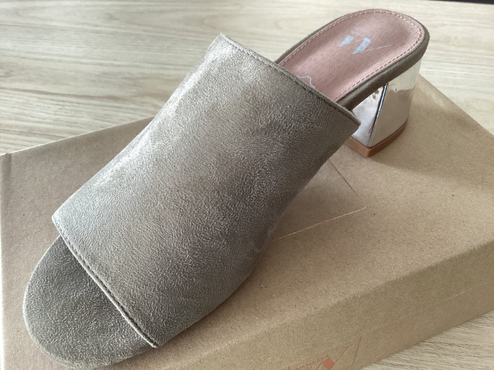 Two-Tone Mule Sandal by Vanessa Wu