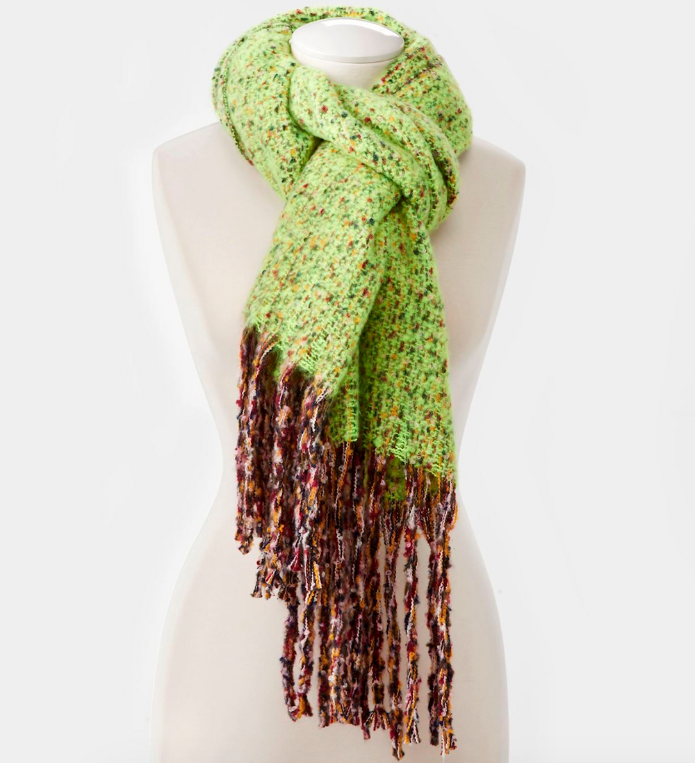 Lime Green Scarf