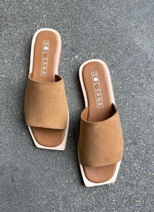 Madonna Suede Slide | Sol Sana