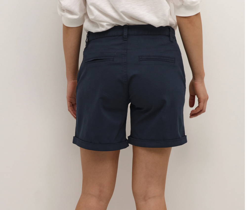 Navy Blue Brita Shorts | Culture