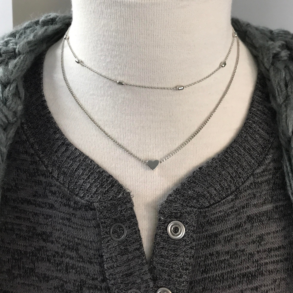 Silver Heart Necklace