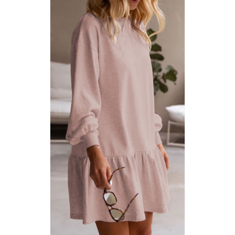 Pink Sweatshirt Dress DL000123