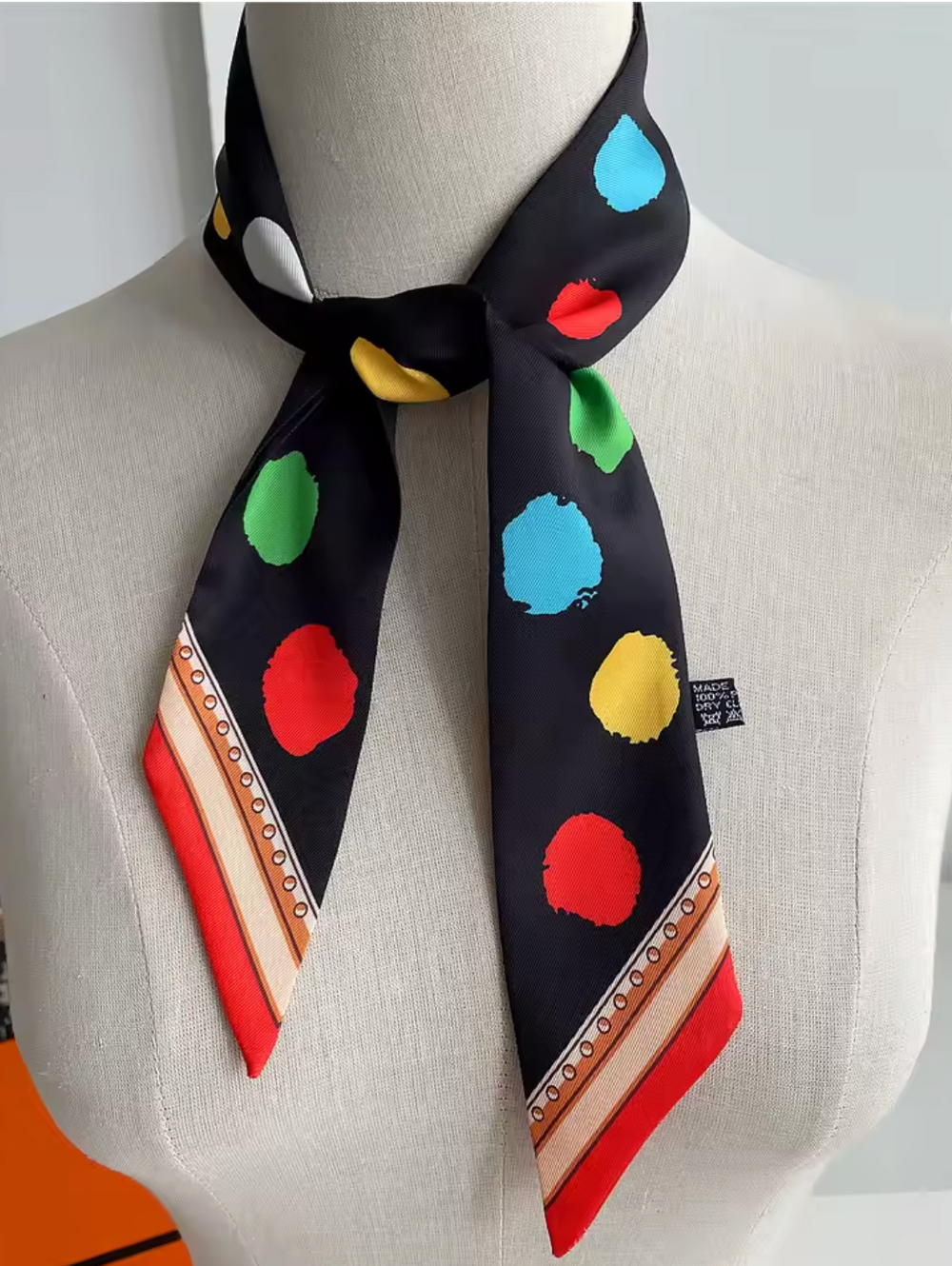 Polka Dot Twilly Scarf