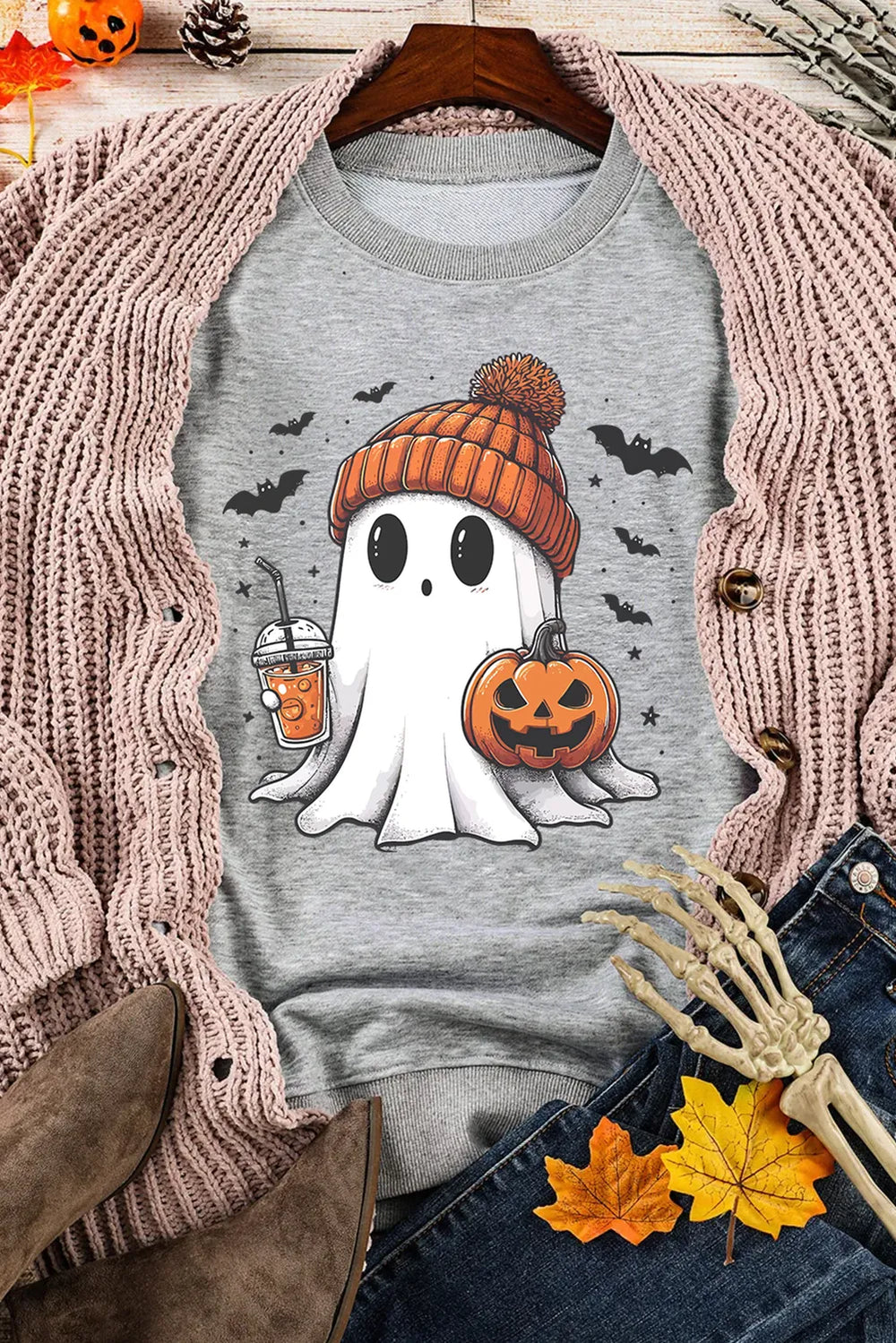 Halloween Ghost Sweatshirt