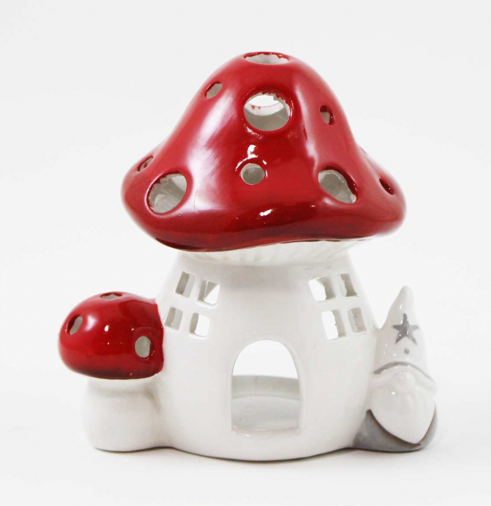 Mushroom Tea Light Holder