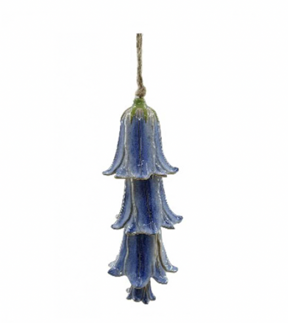 Flower Wind Chime in Blue or Pink