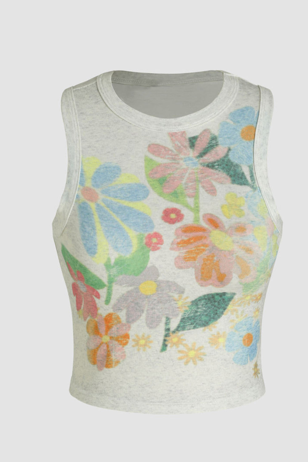 Vintage Floral Print Tank